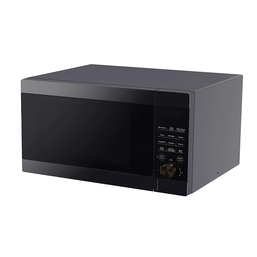 Defy | 20L Electronic Solo Microwave Oven Silver Mirror Electric